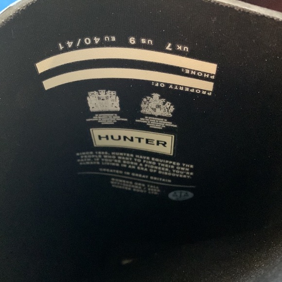 Hunter Original Womens Tall Rainboots WFT1000RMA - Picture 4 of 10